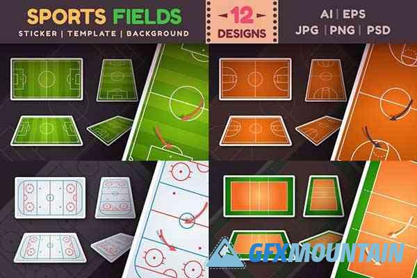 Sports Field Sticker | Play Game PNG - 7414134