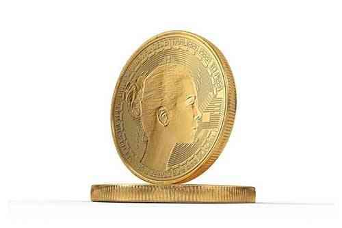 Custom Gold Coin Mockup - 7322781