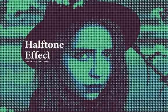 Halftone Photo Effect