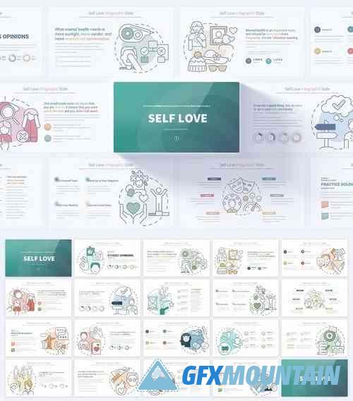 Self Love - PowerPoint Infographics Slides