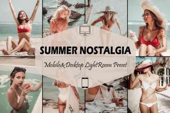 10 Summer Nostalgia Mobile & Desktop Lightroom Presets