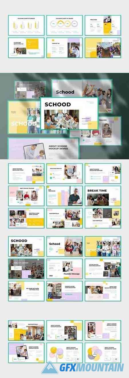 Schood Education Presentation Powerpoint and Keynote Template
