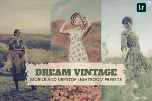 Dream Vintage Lightroom Presets Dekstop and Mobile