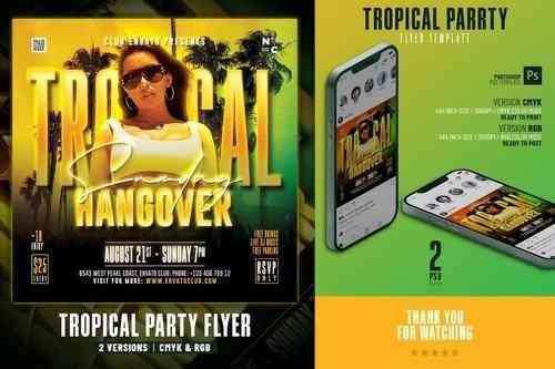 Tropical Party Flyer