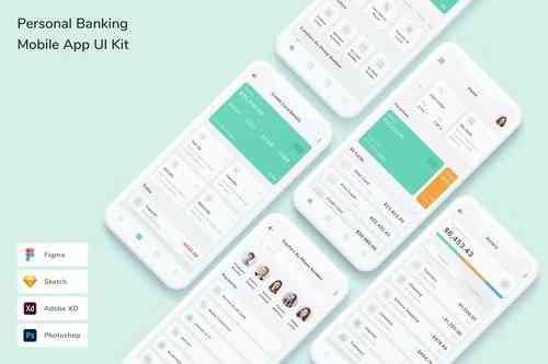 Personal Banking Mobile App UI Kit