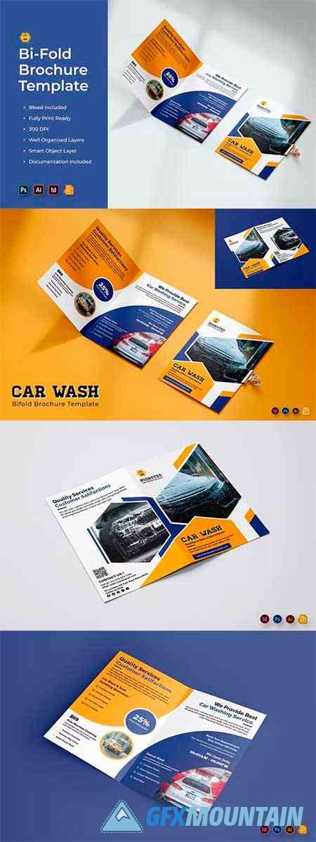 Car Wash Bifold Brochure