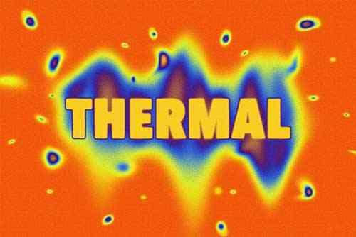 Thermal Smudges Text Effect