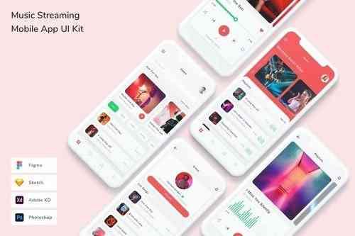 Music Streaming Mobile App UI Kit