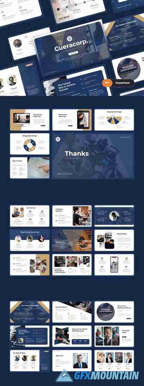 Queracorp - Business PowerPoint Template