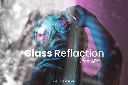 Glass Reflaction Photo Effect
