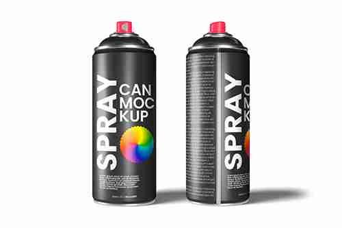 Spray Can Mockup