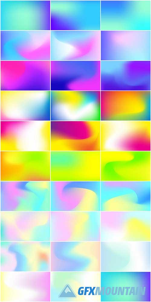 Mesh Gradient Backgrounds Collection