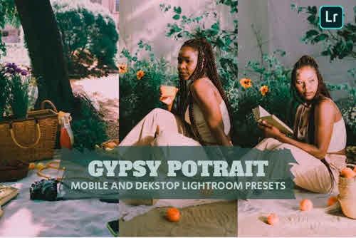 Gypsy Potrait Lightroom Presets Dekstop and Mobile