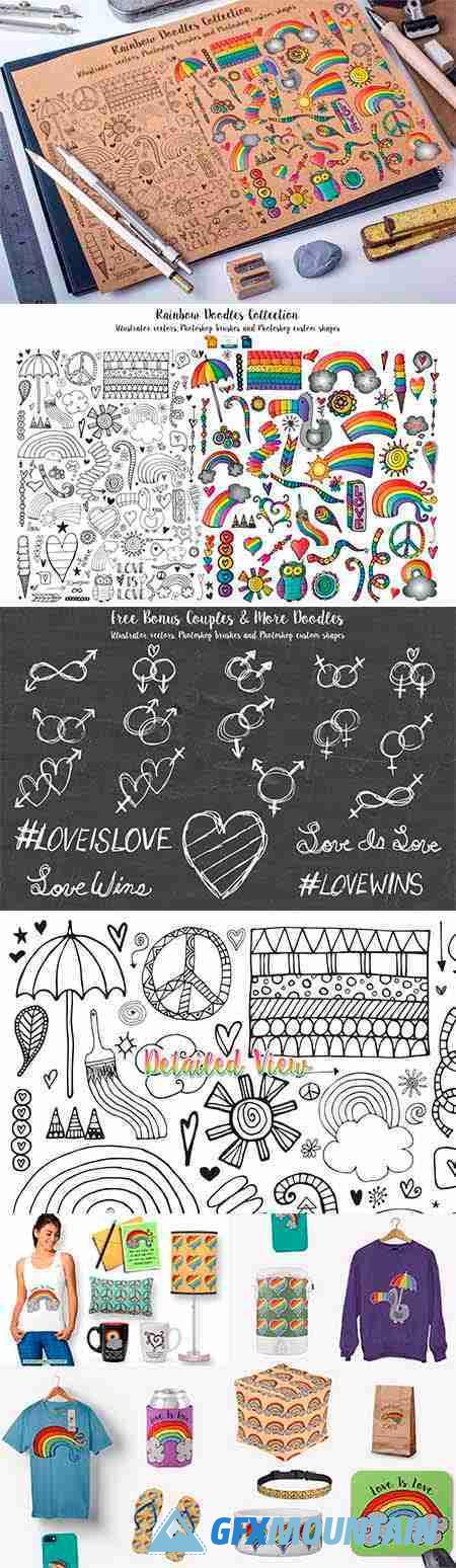 Rainbow Doodles - 308686