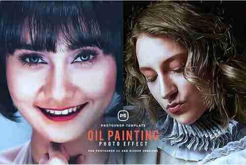 Oil Painting Photo Effect - 39504436