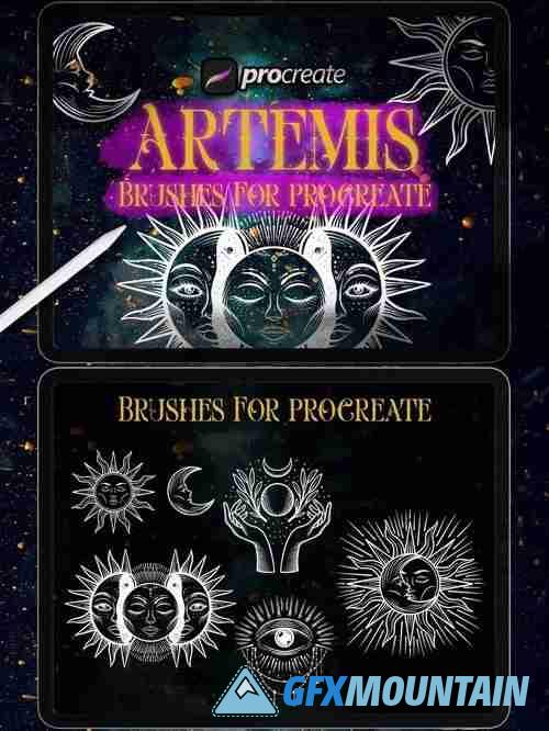 Dans Artemis Brush Stamp Procreate