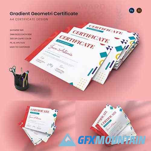 Gradient Geometri Certificate