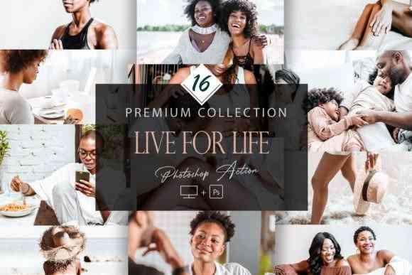 16 Live for Life Lightroom Presets, Skin