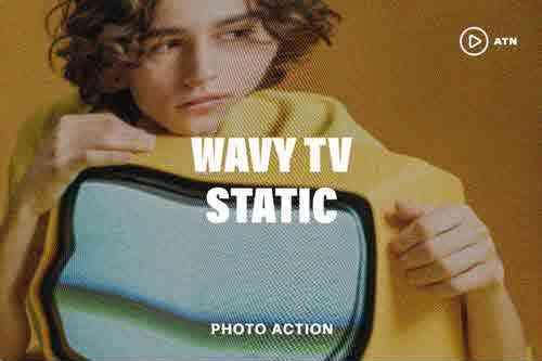 Wavy TV Static Action - 7821563