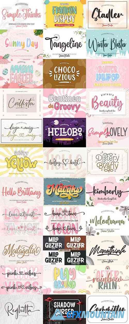 Beauty Collection Font Bundle