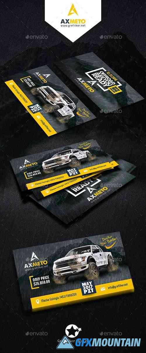 Off-Road Adventure Business Card Templates