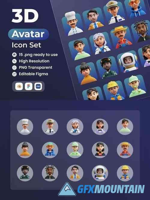 Avatar 3D Illustration