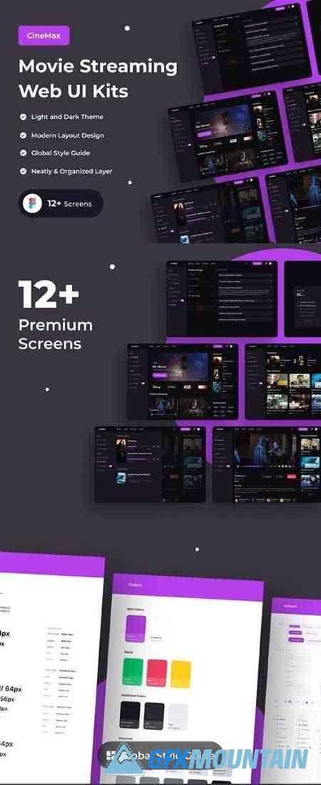 CineMax - Movie Streaming Web UI Kits