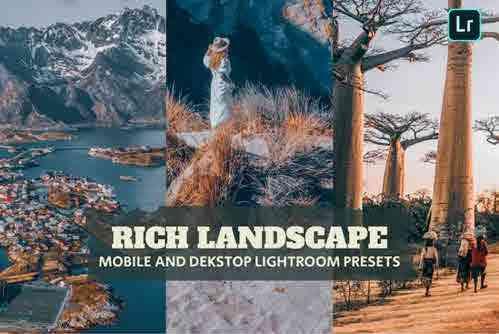 Rich Landscape Lightroom Presets Dekstop Mobile