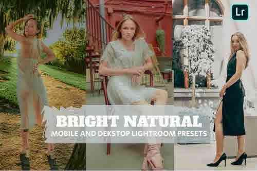 Bright Natural Lightroom Presets Dekstop Mobile