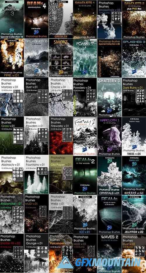 450+ Awesome Photoshop Brushes Collection - Vol.2
