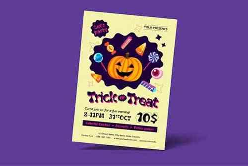 Halloween Party Flyer | Trick or Treat