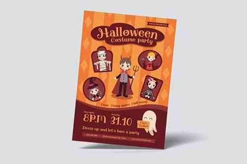 Halloween Costume Party Flyer