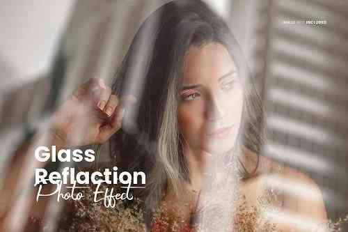 Glass Reflaction Photo Effect