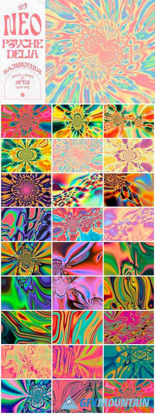 Neo-Psychedelia Backgrounds