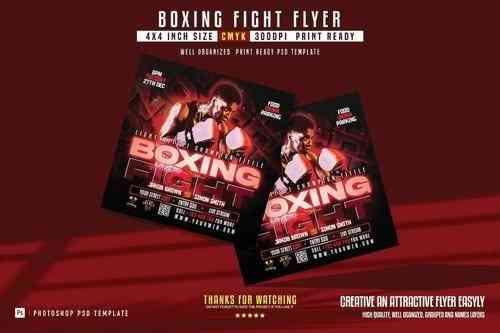 Boxing Fight Flyer