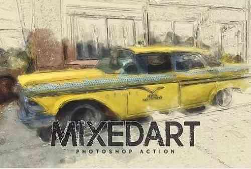 MixedArt - Photoshop Action - 20560997