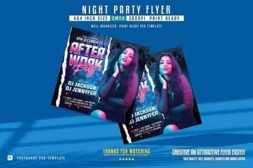 After Work Night Party Flyer