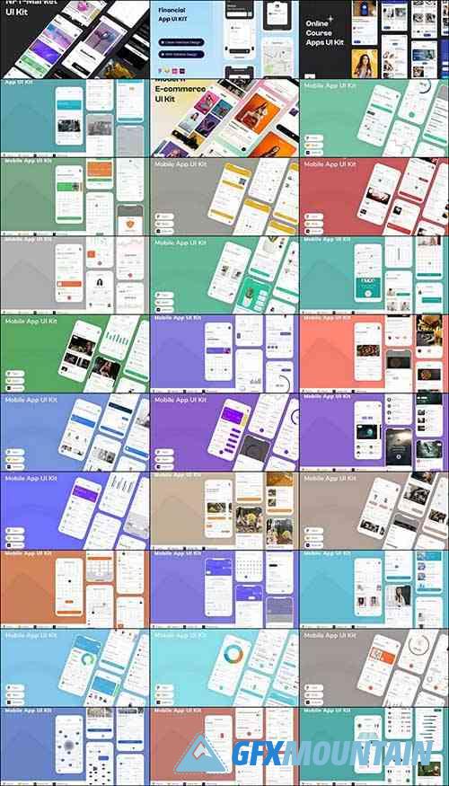 Mobile App UI Kit Bundle