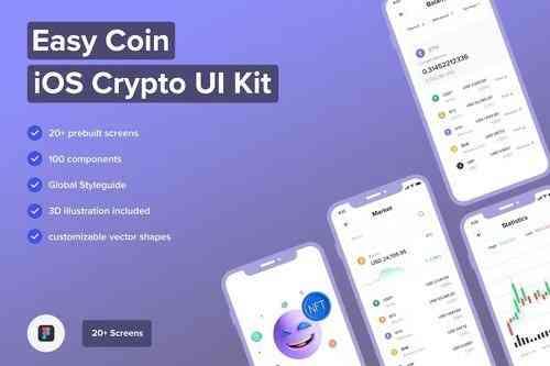 Easy Coin - iOS Crypto UI Kit