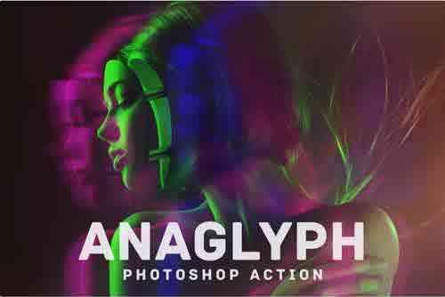 Anaglyph - Photoshop Action