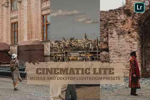 Cinematic Lite Lightroom Presets Dekstop Mobile