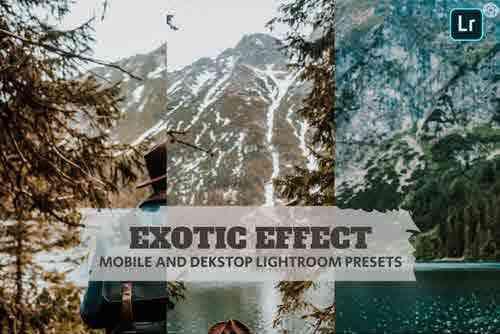 Exotic Effect Lightroom Presets Dekstop and Mobile