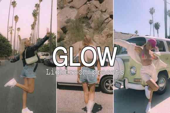 5 Glow Mobile Lightroom presets