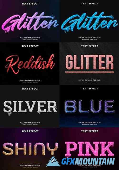 Glitter Text Effect for Photoshop