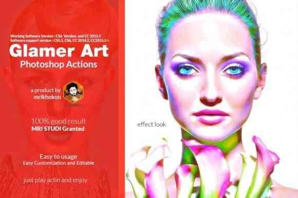 Glamour Photoshop Actions - 1129388