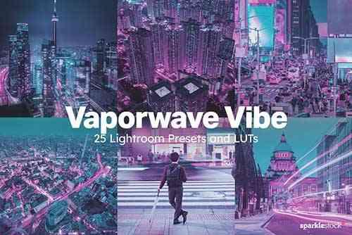 25 Vaporwave Vibe Lightroom Presets