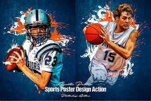 Sports Poster Design Action