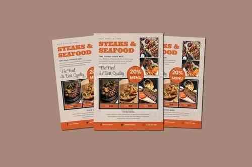 Steak & Seafood Flyer