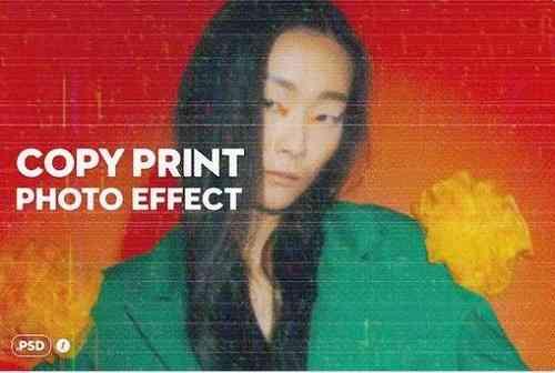 Copy Print Photo Effect