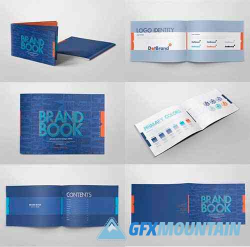 Brand Guidelines Book Template for InDesign & Illustrator